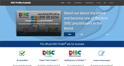 Desktop Screenshot of discprofile.com.au